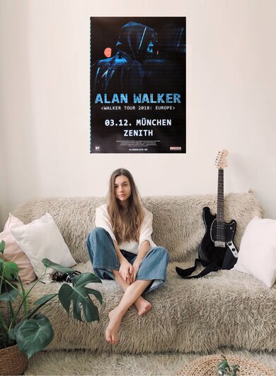 Alan Walker - Walker Tour, Mnchen 2018 - Konzertplakat