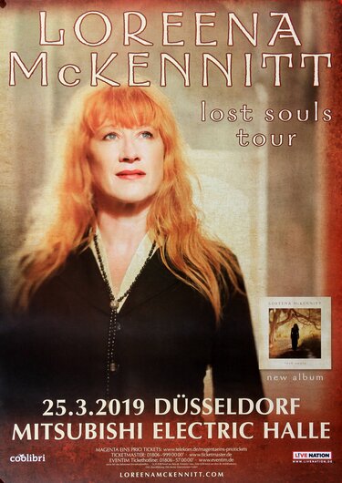 Loreena McKennitt - Lost Soul, Dsseldorf 2019 - Konzertplakat