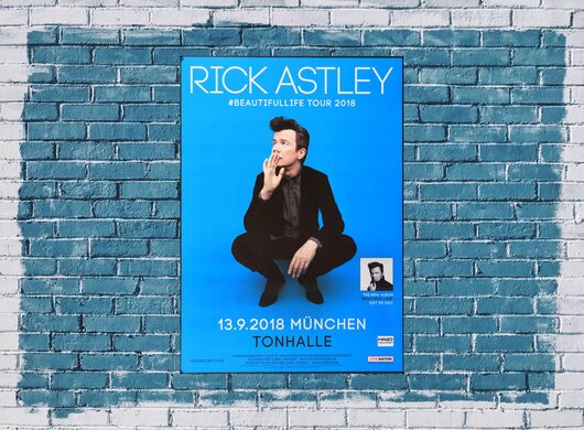Rick Astley - Beautifullife Tour, Mnchen 2018 - Konzertplakat