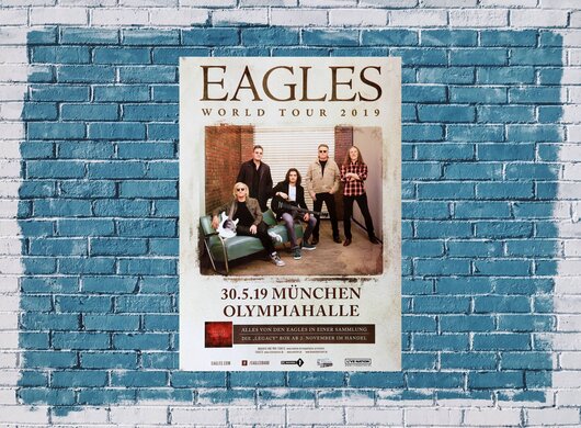 The Eagles, World Tour, Mnchen 2019, Konzertplakat