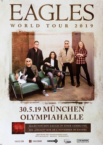 Eagles - World Tour , Mnchen 2019 - Konzertplakat