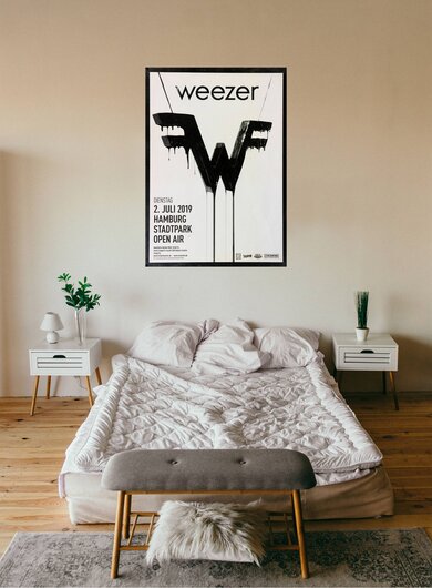 Weezer - Im Just Being Honest, Hamburg 2019 - Konzertplakat