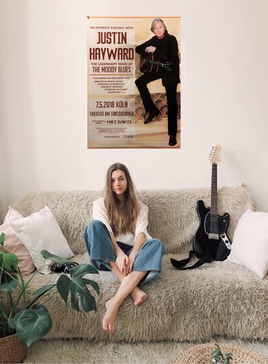 Justin Hayward - The Moody Blues, Kln 2018 - Konzertplakat