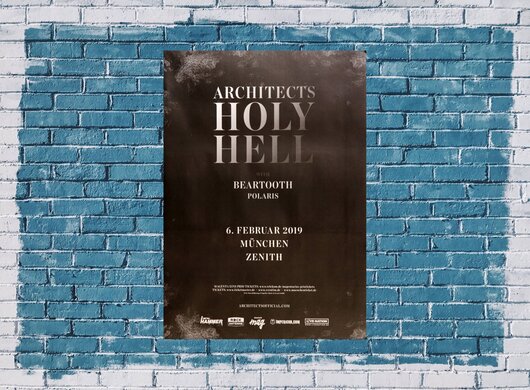 Architects - Holy Hell, Mnchen 2019 - Konzertplakat