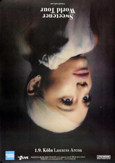 Ariana Grande - Sweetener World, Kln 2019 - Konzertplakat