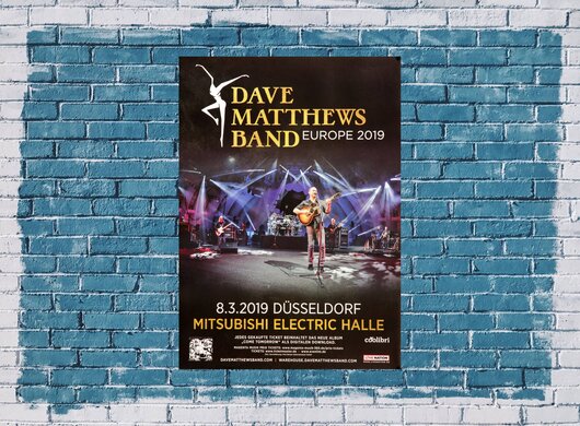 Dave Matthews Band - Live !, Dsseldorf 2019 - Konzertplakat