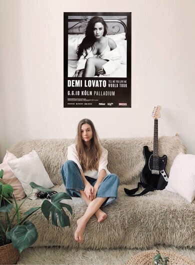 Demi Lovarto - Tell Me You Love Me, Kln 2018 - Konzertplakat