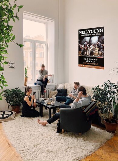 Neil Young - Promise To The Real, Mnchen 2019 - Konzertplakat
