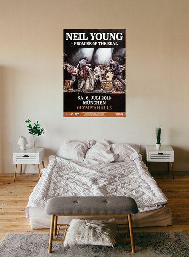 Neil Young - Promise To The Real, Mnchen 2019 - Konzertplakat