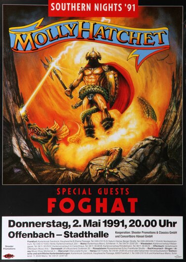 Molly Hatchet, Southern Nights, OF, 1991
