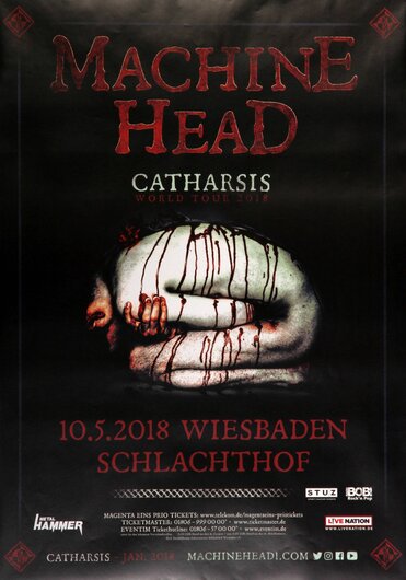 Machine Head, Catharsis World Tour, Wiesbaden, 2018,