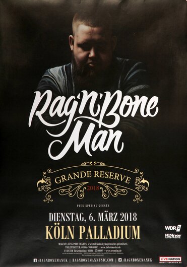 Ragn Bone Man - Grande Reserve, Kln 2018