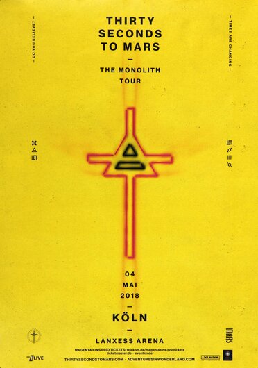 Thirty Secounds To Mars - The Monolith Tour, Kln 2018