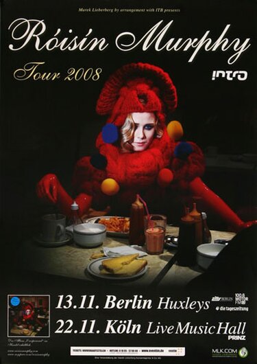 Roisin Murphy - Body Language, Berlin & Kln 2008 - Konzertplakat