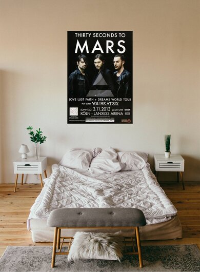 30 Seconds to Mars - Love Lust , Kln 2013 - Konzertplakat