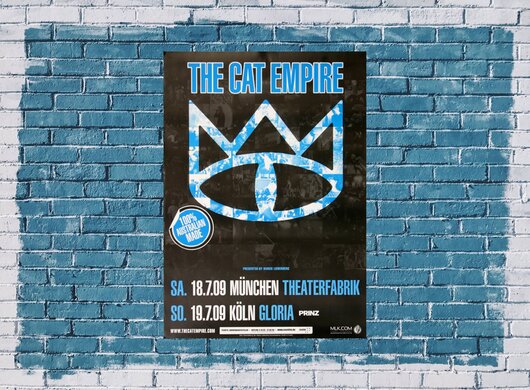 The Cat Empire - Cinema, Mnchengladbach 2009 - Konzertplakat