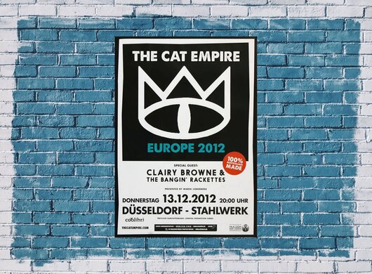 The Cat Empire - Dsseldorf, Dsseldorf 2012 - Konzertplakat