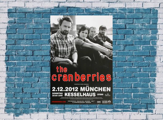 The Cranberries - Live , Mnchen 2012 - Konzertplakat