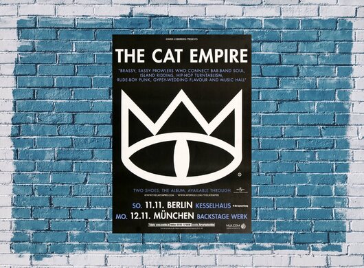 The Cat Empire - Two Shoes, Berlin & Mnchen 2007 - Konzertplakat