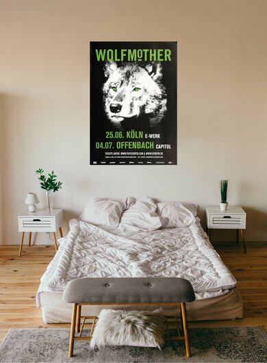 Wolfmother - Far Away, Kln & Frankfurt 2012 - Konzertplakat
