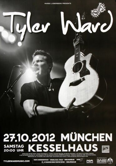 Tyler Ward - Forster The People , Mnchen 2012 - Konzertplakat