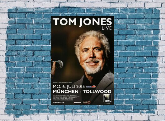 Tom Jones - The Room , Mnchen 2015 - Konzertplakat