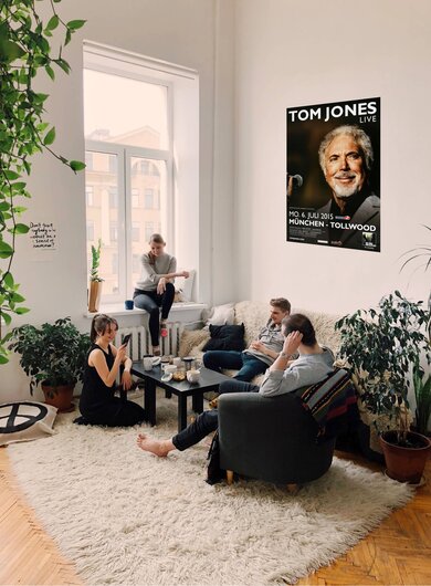 Tom Jones - The Room , Mnchen 2015 - Konzertplakat
