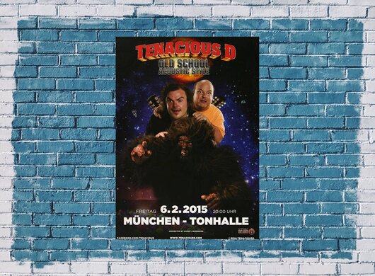 Tenacious D - Old School, Mnchen 2015 - Konzertplakat