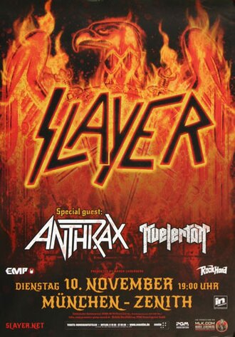 Slayer - Repentless , Mnchen 2015 - Konzertplakat