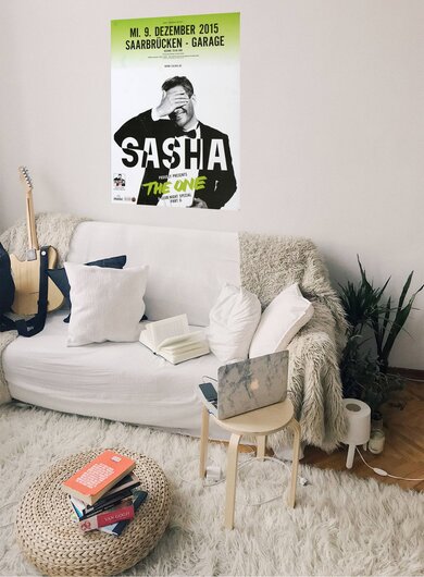 Sasha - The One , Saarbrcken 2015 - Konzertplakat