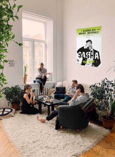 Sasha - The One , Mnchen 2015 - Konzertplakat