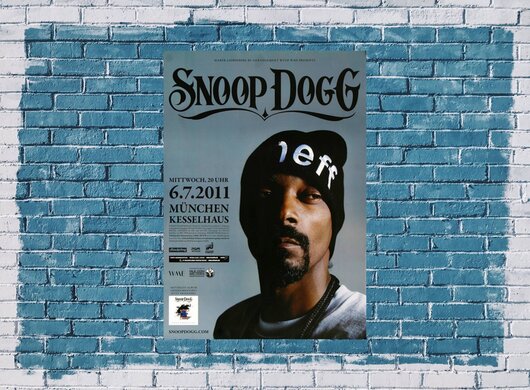 Snoop Dogg - The Big Bang, Mnchen 2011 - Konzertplakat