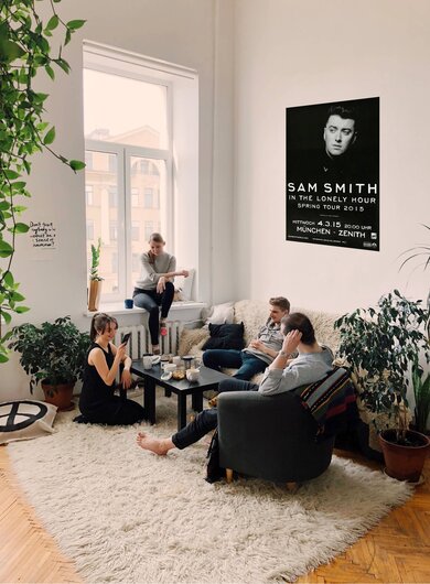 Sam Smith - Lonely Hour , Mnchen 2015 - Konzertplakat