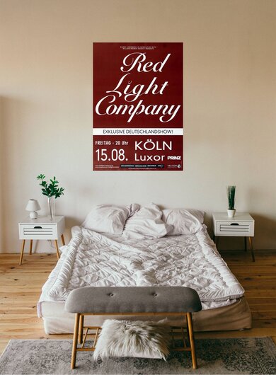 Red Light Company - Fine Fascination, Kln & Mnchen 2008 - Konzertplakat