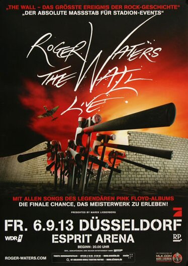 Roger Waters - The Wall , DS, 2013 - Konzertplakat