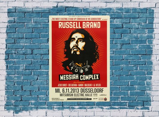 Russel Brand - Malcolmx , Dsseldorf 2013 - Konzertplakat