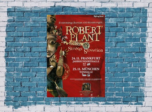 Robert Plant - Mighty Rearranger, Frankfurt & Mnchen 2005 - Konzertplakat
