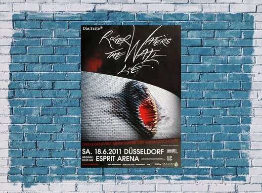 Roger Waters  - Wall Live,DS, 2011 - Konzertplakat