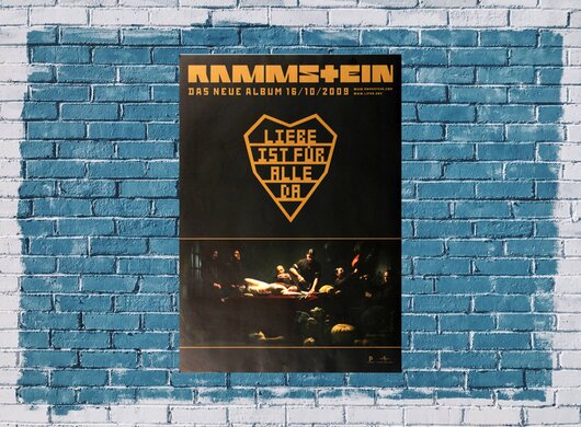 Rammstein - Liebe ist fr alle da,  2009 - Konzertplakat