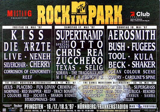ROCK AM RING & PARK - 1997, Rock am Ring 1997 - Plakatfarbe Grn nicht Schwarz