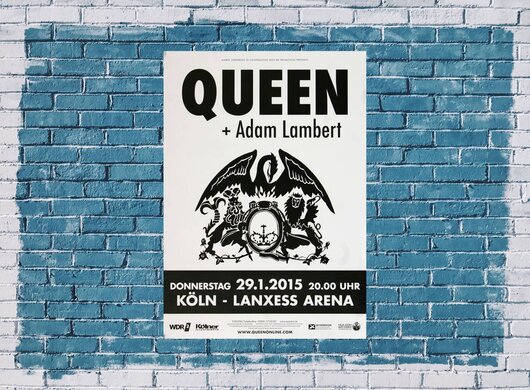 Queen - Live , Kln 2015 - Konzertplakat