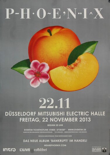 Phoenix - Bankrupt , Dsseldorf 2013 - Konzertplakat