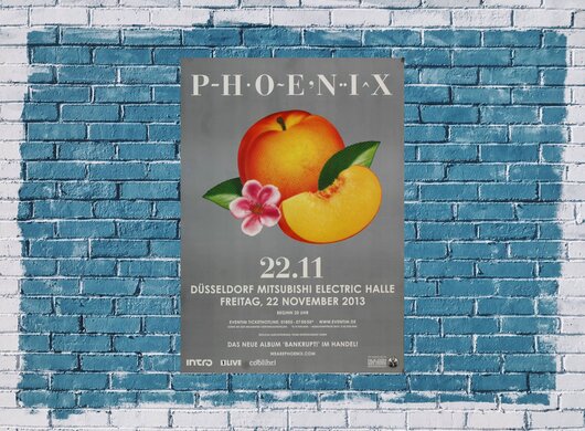 Phoenix - Bankrupt , Dsseldorf 2013 - Konzertplakat