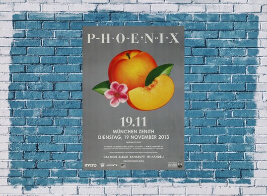 Phoenix - Bankrupt , Mnchen 2013 - Konzertplakat