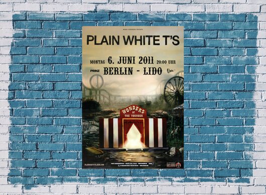 Plain White Ts - Amercan Nights, Berlin 2011 - Konzertplakat