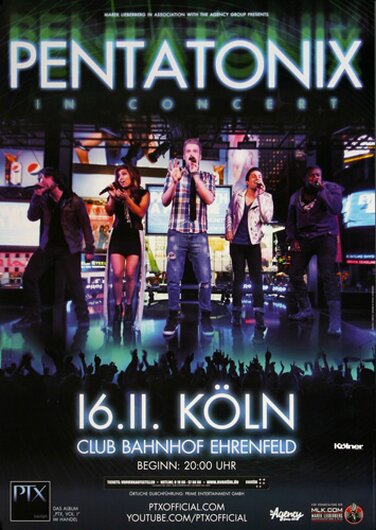 Pentatonix - Kln, Kln 2013 - Konzertplakat
