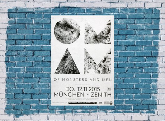 Of Monster And Men - I Of The Storm , Mnchen 2015 - Konzertplakat