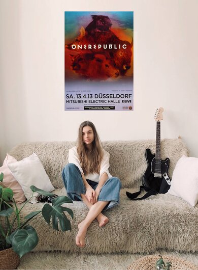 OneRepublic - I Lose Myself , Dsseldorf 2013 - Konzertplakat