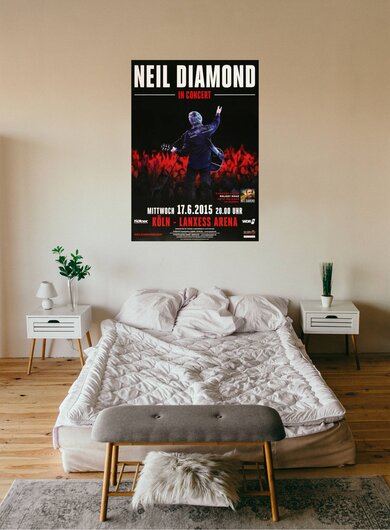 Neil Diamond - In Concert , Kln 2015 - Konzertplakat