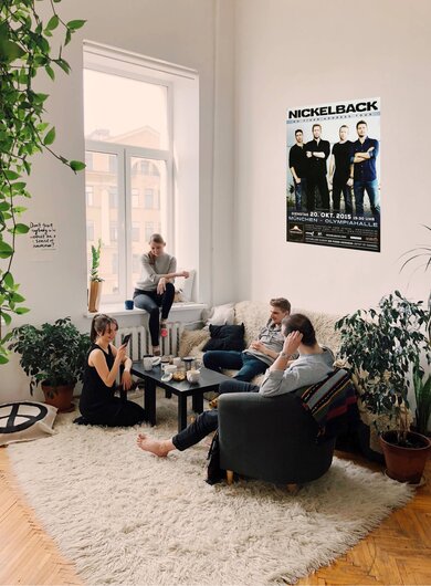 Nickelback - No Fixed Address , Mnchen 2015 - Konzertplakat